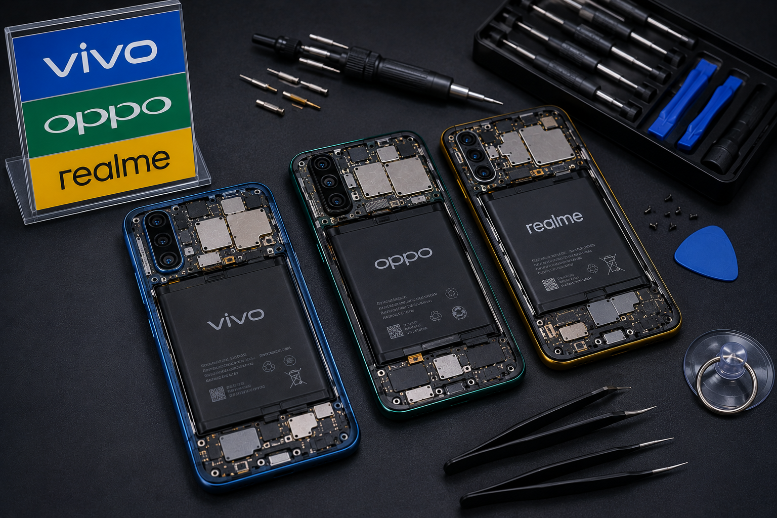 Vivo, OPPO and realme phone repair service