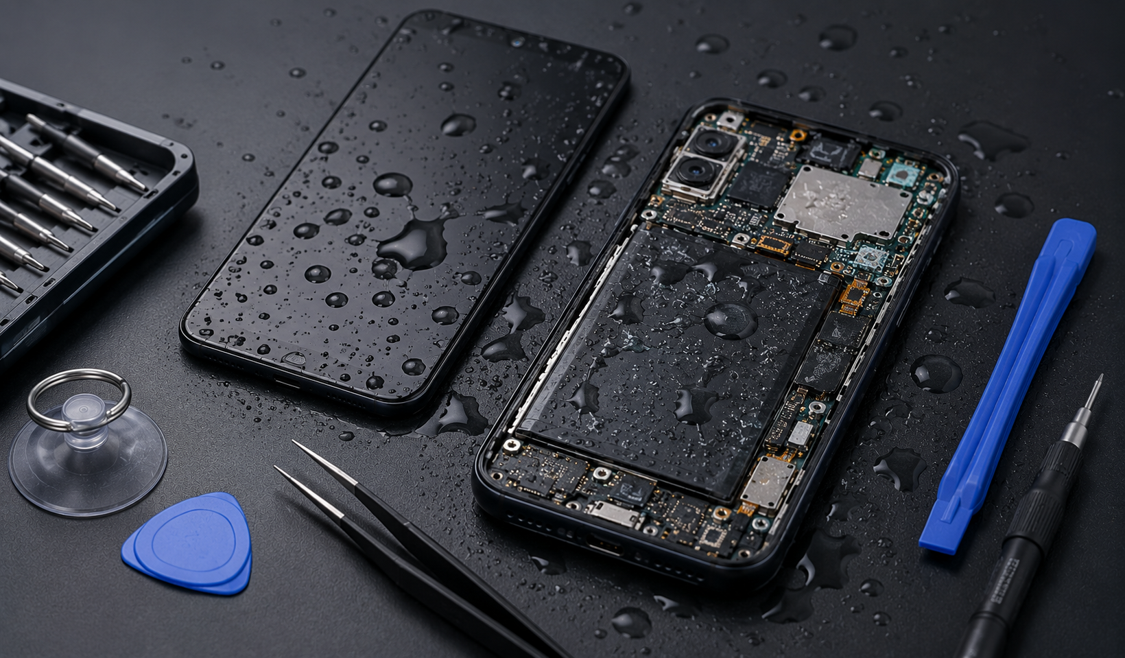 Water damage phone repair service